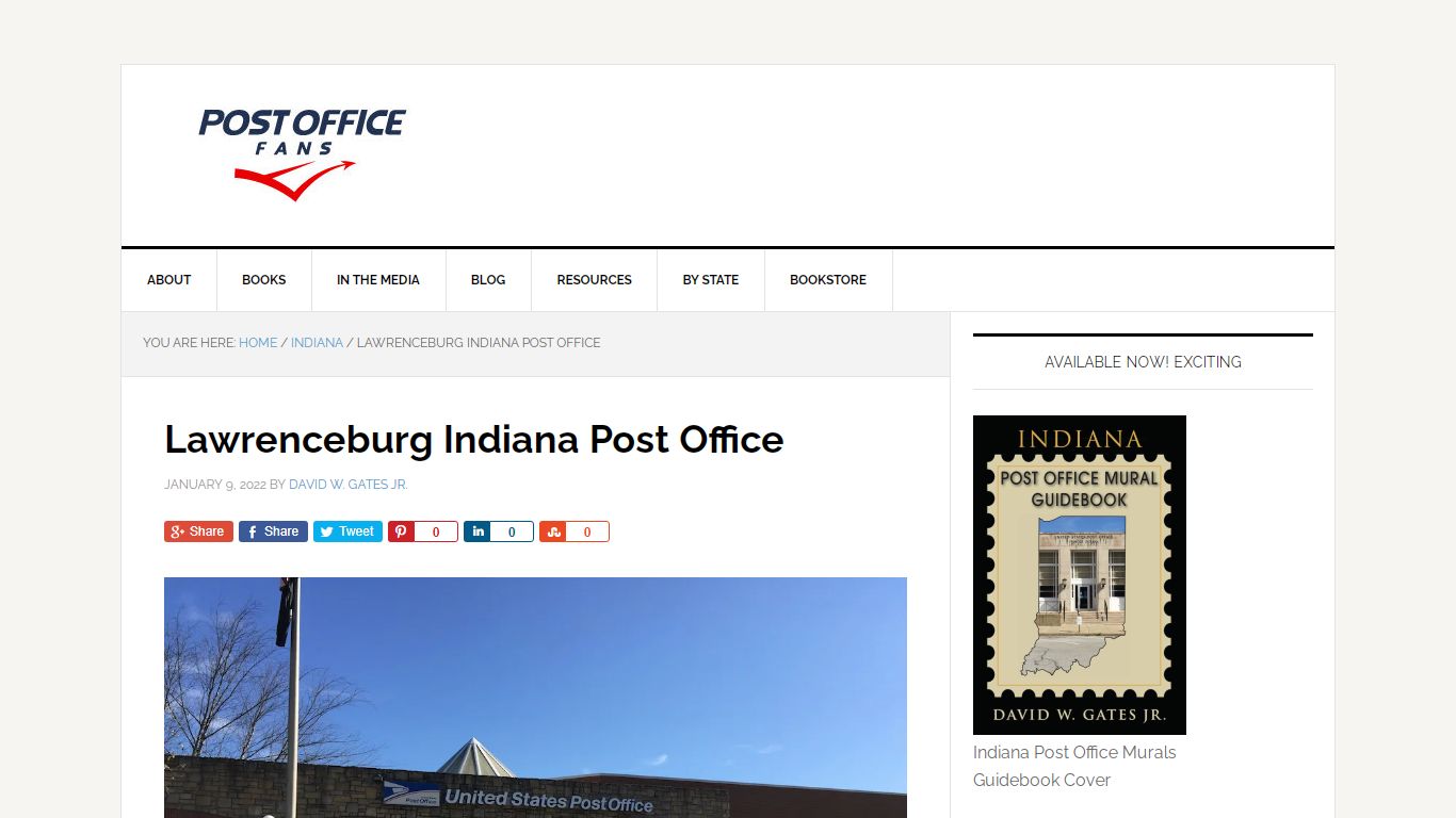 Lawrenceburg Indiana Post Office — Post Office Fans